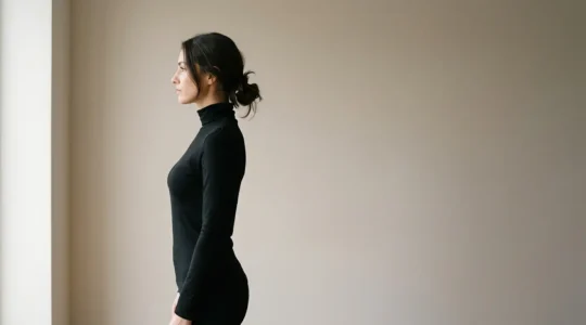 Silhouette femminile che mostra i profili del corpo prima e dopo il rimodellamento dei fianchi