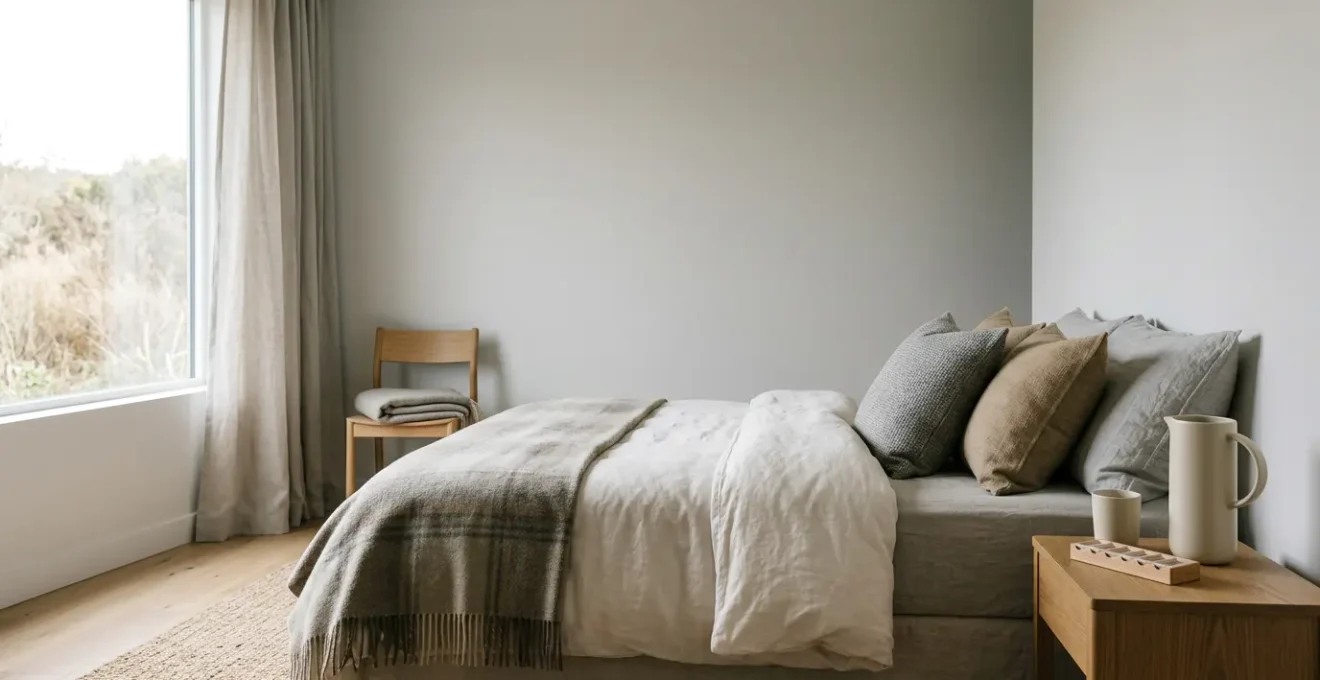 Ambiente domestico sereno e organizzato predisposto per il recupero post-operatorio in chirurgia estetica