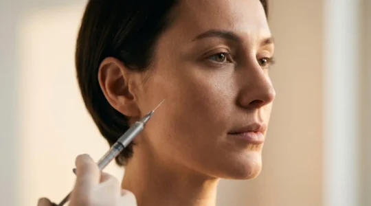 Trattamento di medicina estetica con filler strutturali per il ringiovanimento del viso